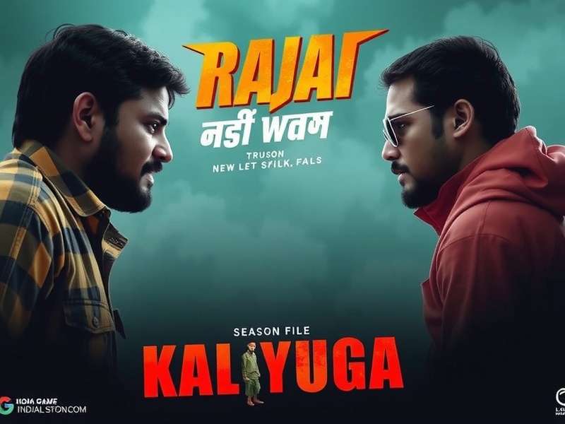 Artistic depiction of Kali Yuga from Raji Kaliyuga game showing dark era and divine conflict