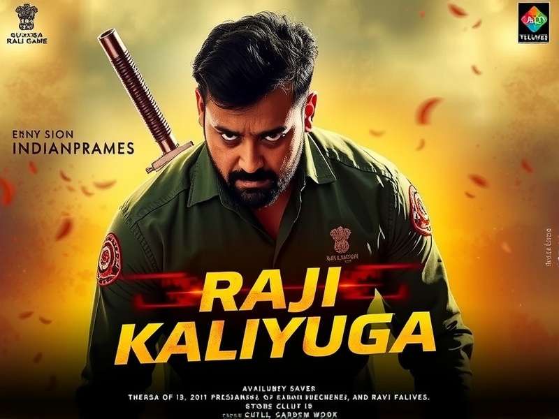 राजी कलियुग ट्रेलर तेलुगु 2024 मूवी पोस्टर