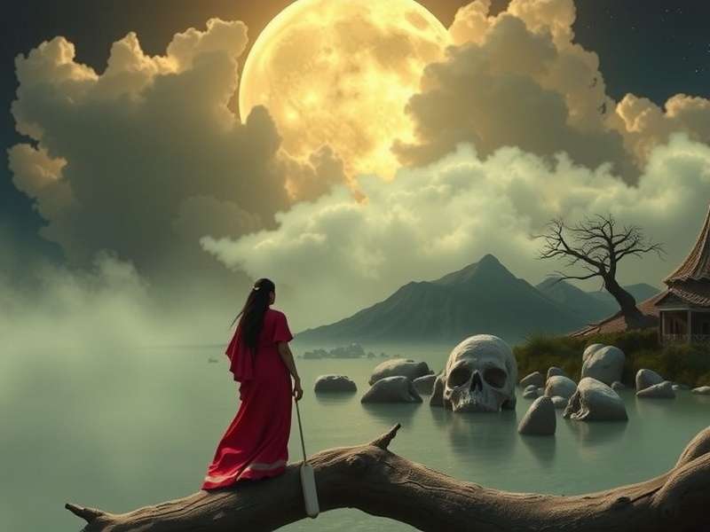 Artistic depiction of the four Yugas: Satya, Treta, Dvapara, and Kali Yuga transitioning