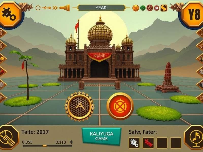 Artistic depiction of Kaliyuga era from Raji Kaliyuga game