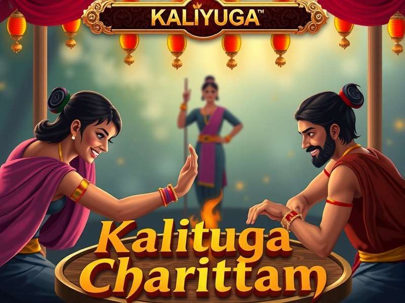 Raji Kaliyuga Game Cover Art depicting ancient Indian mythology