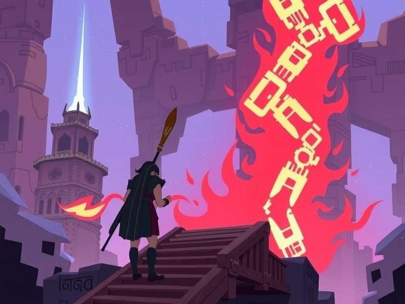 Concept art of Raji battling dark forces at the end of Kaliyuga