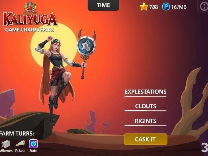 Artistic depiction of Kaliyuga with dark themes and mystical elements