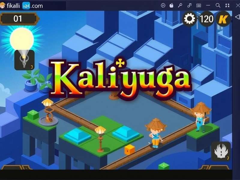 Artistic depiction of the dark, chaotic atmosphere of the Kali Yuga with demonic shadows and crumbling temples