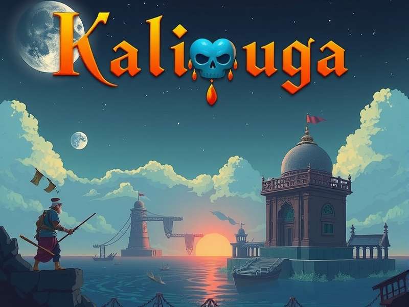 Epic battle scene from Raji Kaliyuga game depicting characters in mythological combat