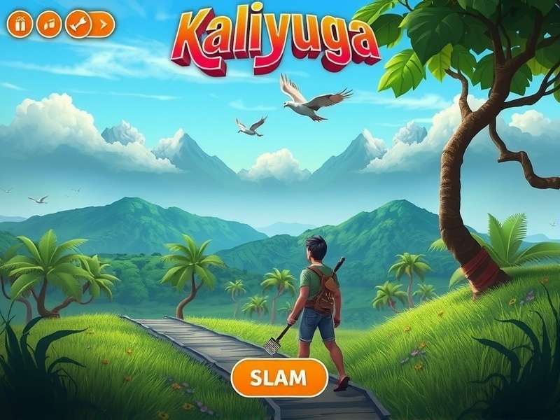 Kaliyuga Krishnudu Movie cinematic scene showing mythological warrior