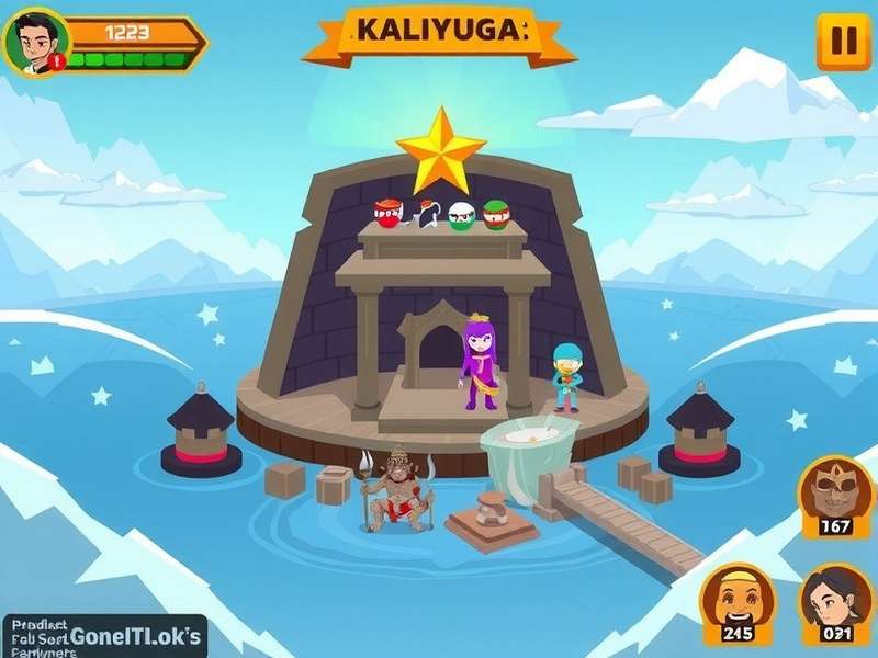 Artistic depiction of the goddess Kali in a dark, dramatic setting