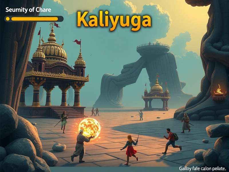 Kaliyuga Definition — Yuga cycle diagram showing Satya, Treta, Dwapara, and Kaliyuga