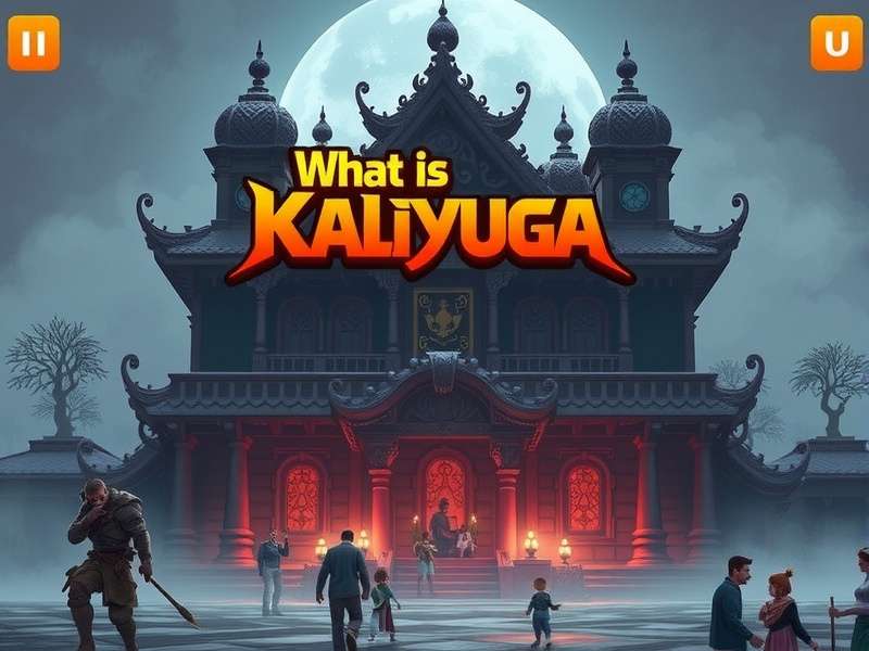 Raji Kaliyuga game art showing the dark age of Indian mythology