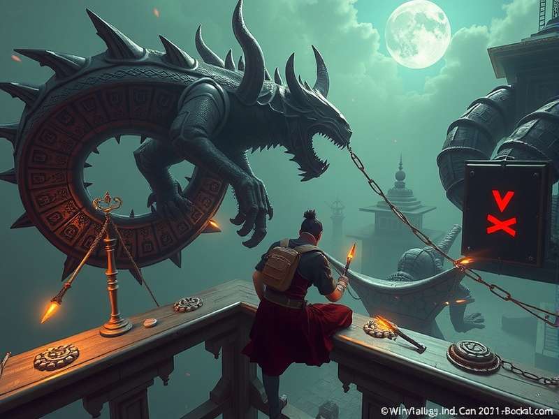 When Kaliyuga Ends — Raji Kaliyuga game art depicting the final battle at the end of the Kaliyuga epoch
