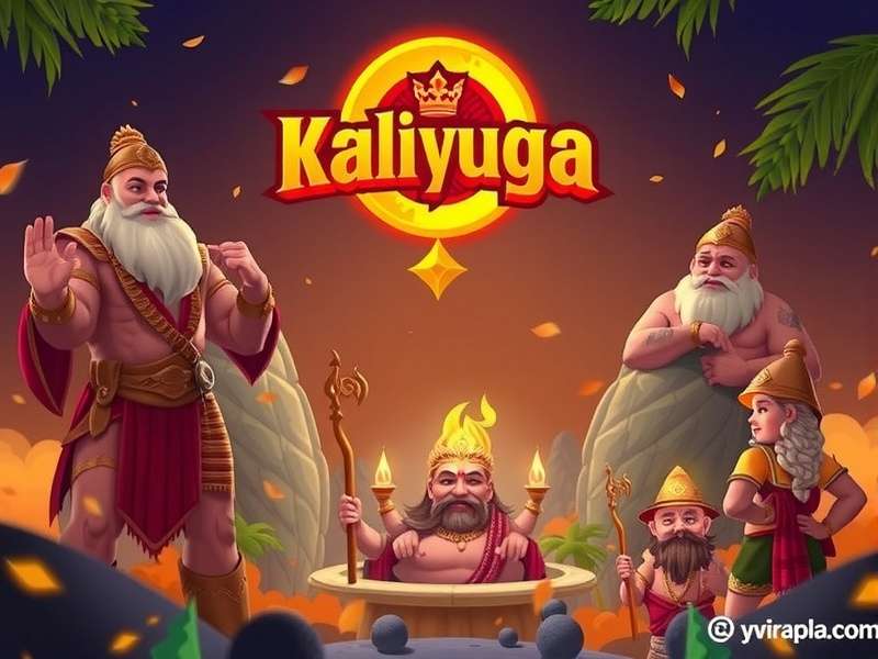 Raji Kaliyuga game artwork depicting the dark age with demonic forces and a lone warrior