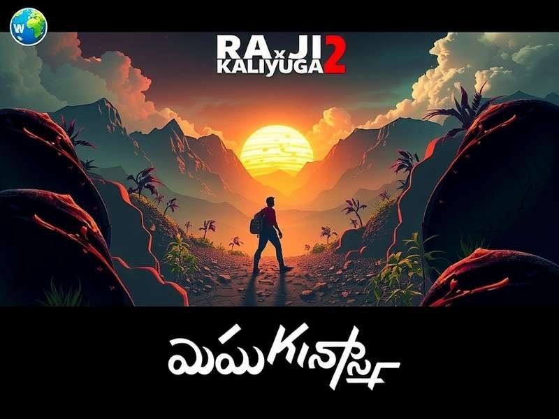 Raji Kaliyuga Trailer Telugu 2024 — official key art with Raji standing against a demonic backdrop