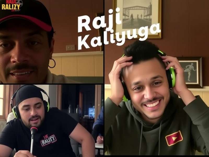 Raji Kaliyuga game trailer cinematic scene with ancient Indian architecture and divine glow